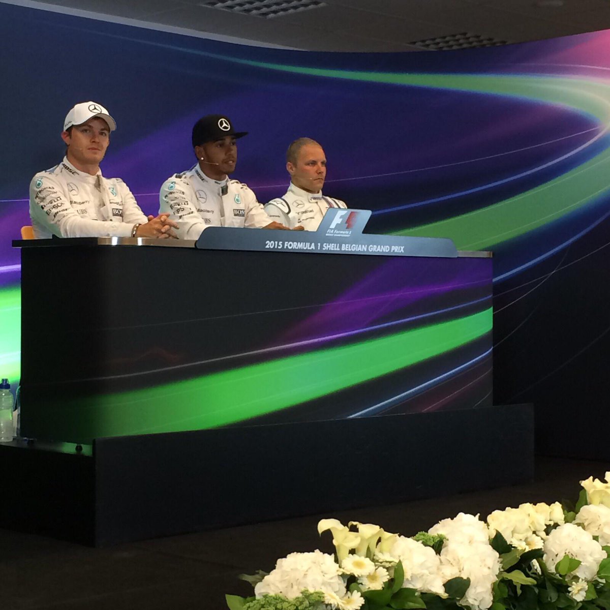 WilliamsF1's tweet image. .@ValtteriBottas in the press conference "The car felt good so it was up to me and I had two good runs" #BelgianGP