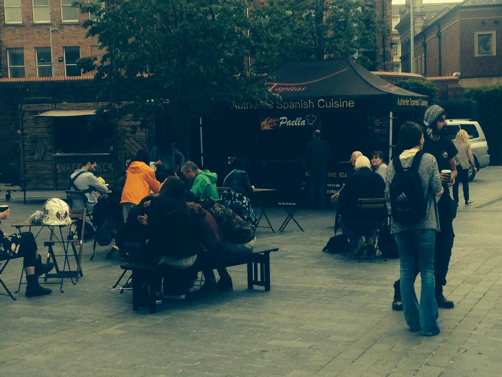 Food and music lovers <a href="/FolktownMarket/">Folktownbelfast</a> today get yourself down folks for great food and music. #local #belfast #music