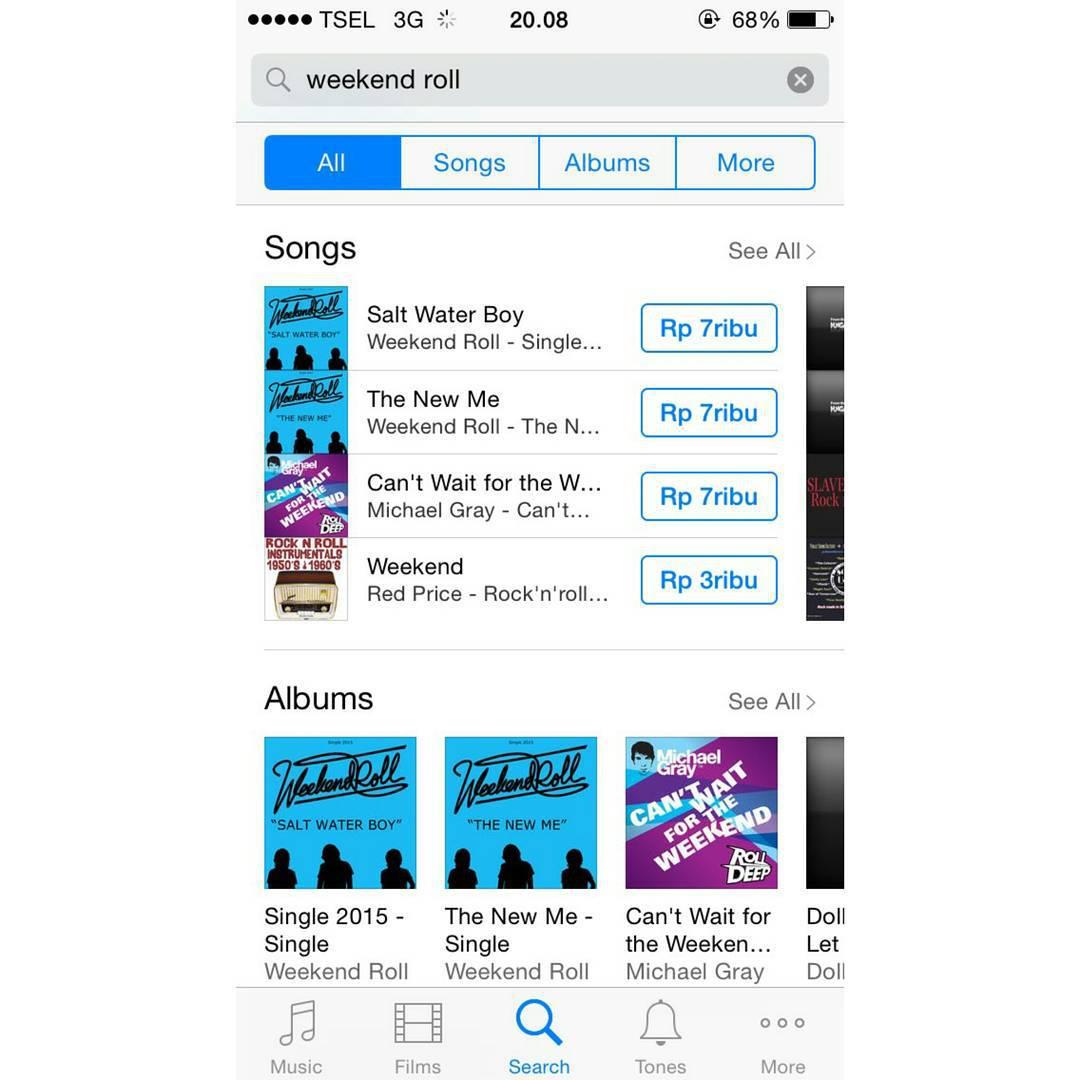 Dua single kita udah available nih di iTunes. Ayooo segera download!!