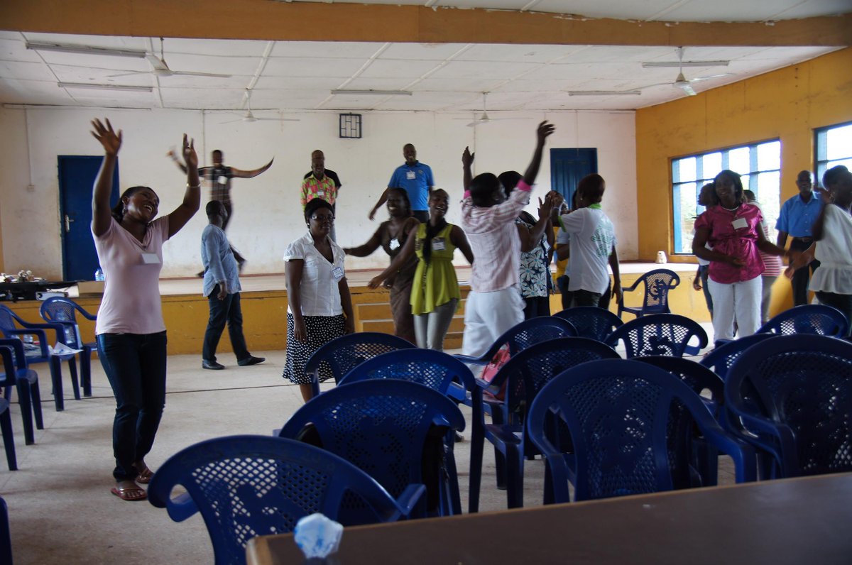 Success is getting teachers to #play! #watercycle #dance #embodiedlearning #TransformSciEd #Ghana #Accra #STEM