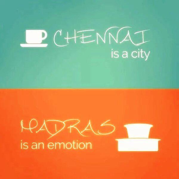 The best possible way to define this city. #Madras #NammaChennaiChanceyIlla #AIESECforChennai #WowDa #MadrasDay