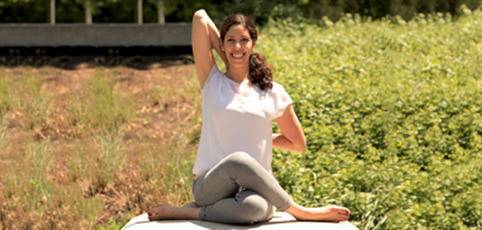 SYWHealth's tweet photo. Time for your delts, triceps and quads to feel the burn with the cow face pose. #yoga #stretch #health #om http://t.co/SgoFV4qmrs