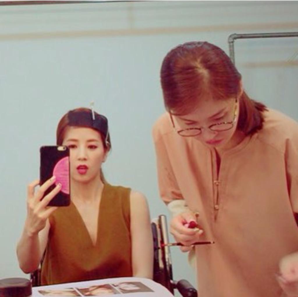 150822 audrey131 Instagram update with Chorong &amp; Namjoo!