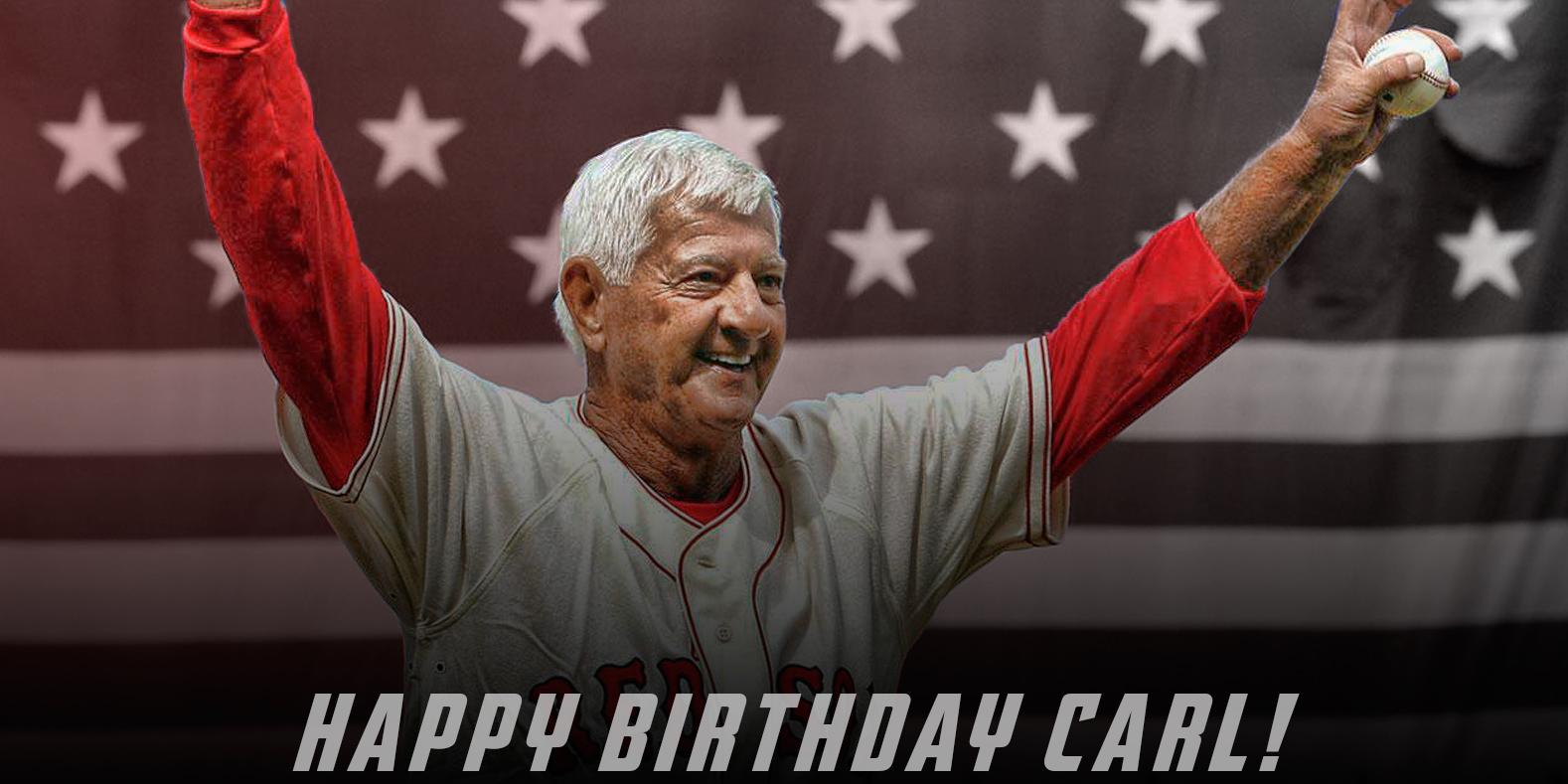 Happy Birthday to Legend, Carl Yastrzemski ! 