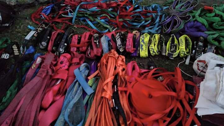 BreatheFest's tweet photo. 2015 stats: 
900 slacklines rigged
50k slackers attended
3 double backflips landed http://t.co/wegesqWhDu