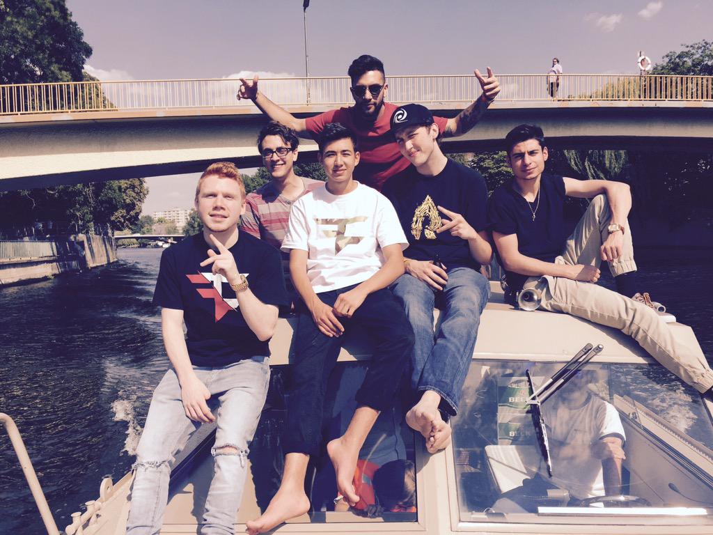Attach's tweet photo. The FaZe boat in the coolest city in the world. #Berlin #FaZeUp (https://t.co/9D2wMrAwD1) http://t.co/vf37a4bwWP