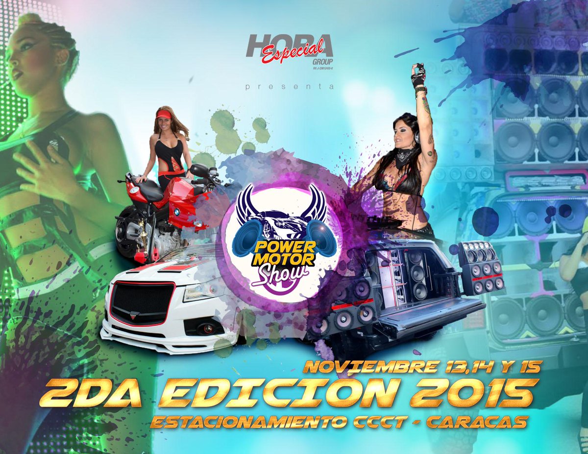 PowerMotorShow's tweet photo. IMPELABLE ESTE  13,14 Y 15 DE NOVIEMBRE EN LA TERRAZA DEL CCCT LA SEGUNDA EDICIÓN DEL @powermotorshow @ElNacionalWeb http://t.co/EAph2VEQLE