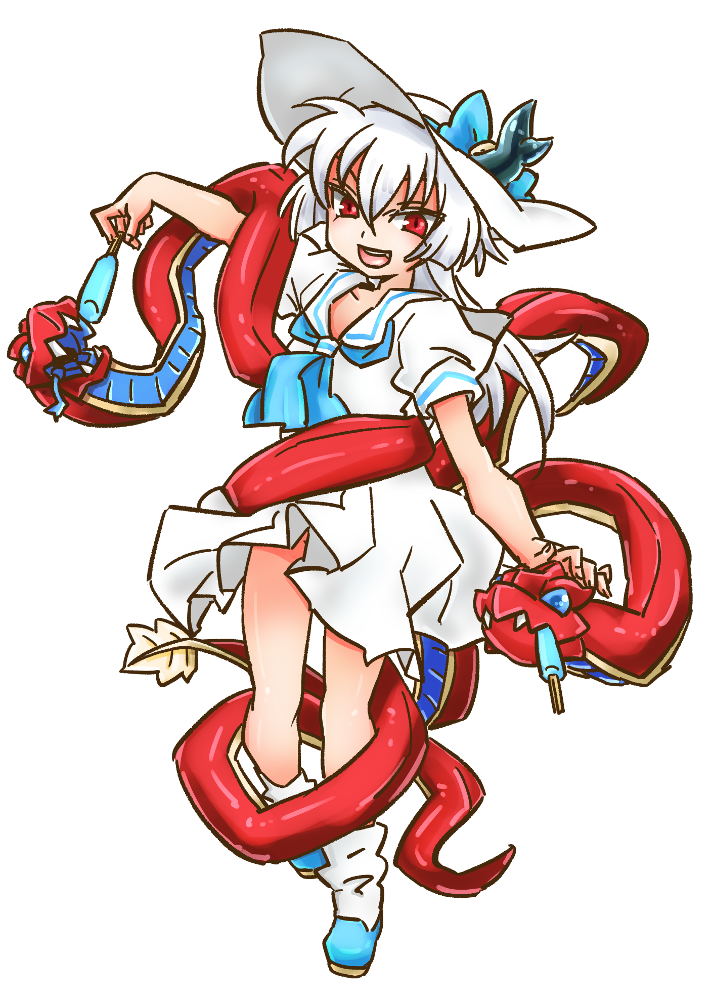 デンソン 光彩陸離白ワンピをサマエルに Http T Co Nyl4ofnp8k Twitter