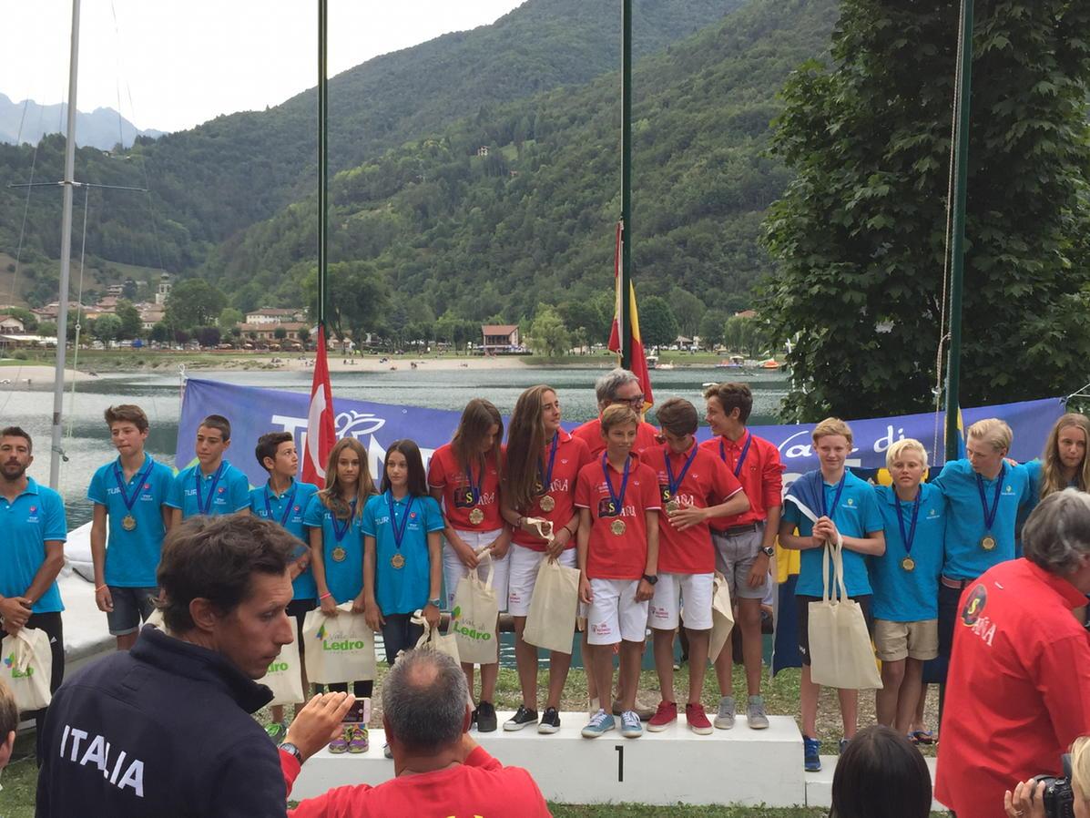 Opti_Team_FRA's tweet photo. Optimist European Team Racing Championship 2015 : 1st #Spain 2nd #Turkey 3rd #Sweden #OptimistSailing http://t.co/oIXHHHiddl
