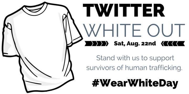 christopherID's tweet image. Today is #WearWhiteDay and supports victims of human trafficking.