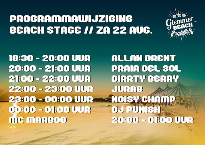 Je dansrooster voor vanavond is lichtelijk gewijzigd. Maar hee, dat kan de pret niet drukken! #glemmer15