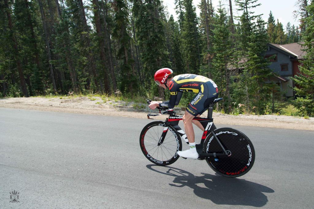 Stage 5 #timetrial <a href="/USAProChallenge/">USA Pro Challenge</a> with <a href="/cervelo/">Cervélo</a> <a href="/CerveloAus/">CerveloAus</a> @ShotzNutrition <a href="/TineliAustralia/">TINELI cycle clothing</a> 📷 <a href="/koruptvision/">Korupt Vision</a> #ride