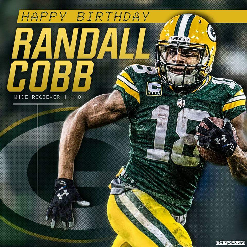 Happy Birthday Randall Cobb, lot of respect for you but we\re shutting you down this season 