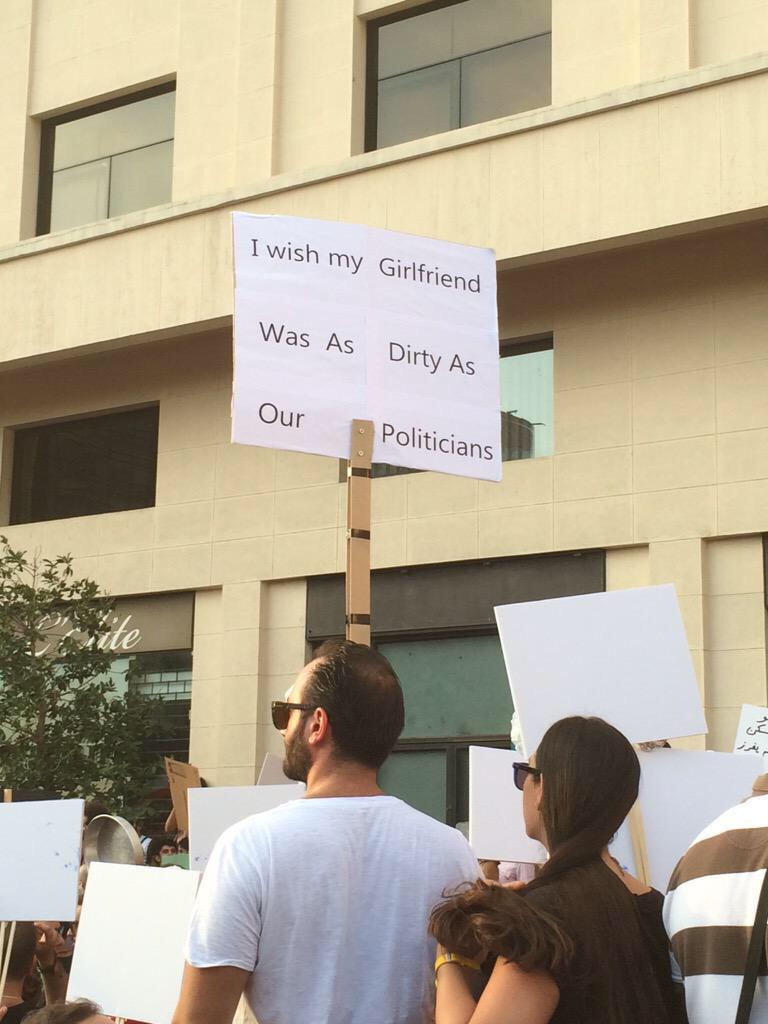 LebaneseProblem's tweet photo. enough is enough.
#طلعت_ريحتكم #youstink http://t.co/5lD6ihKFsd