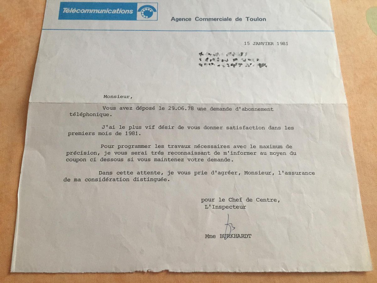 La prochaine fois que vous gueulez parce qu'il faut deux semaines pour avoir votre box fibre, souvenez-vous de ça !