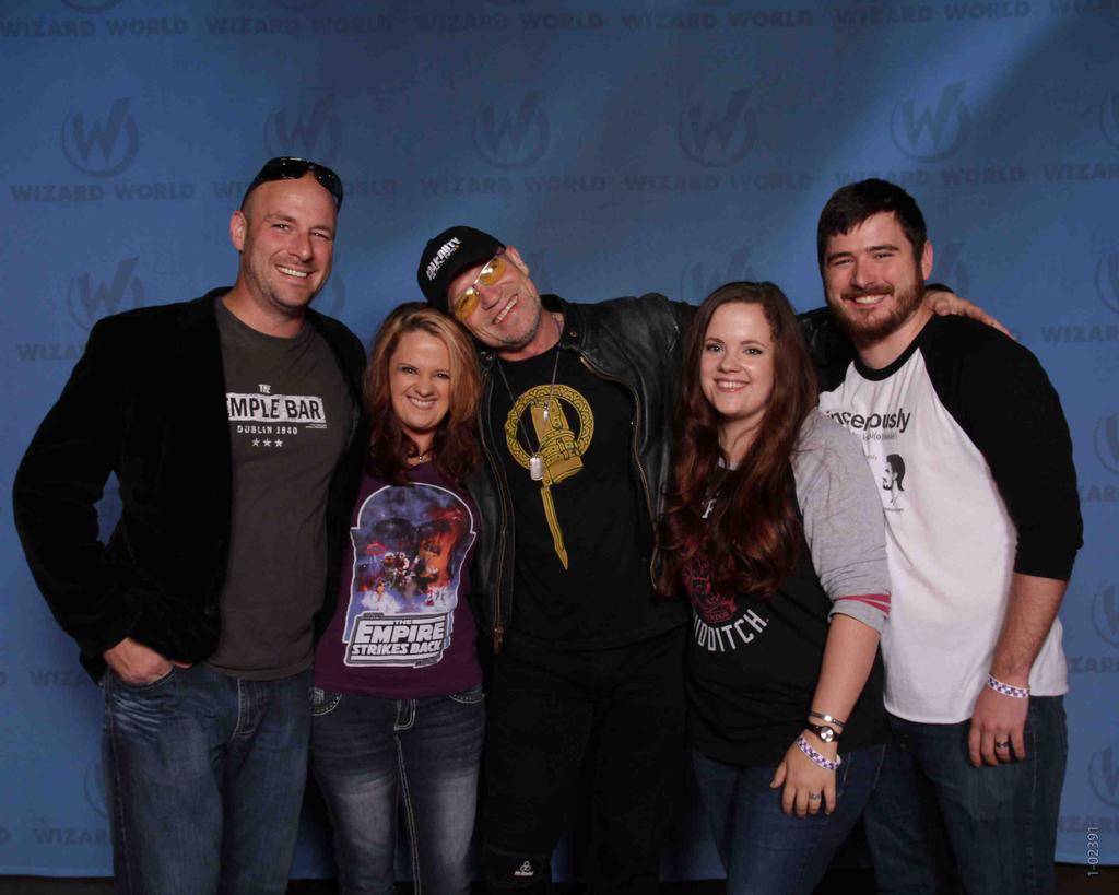 KJonair's tweet photo. Michael Rooker making me giggle. #wwccc http://t.co/hzcSQFn7mn