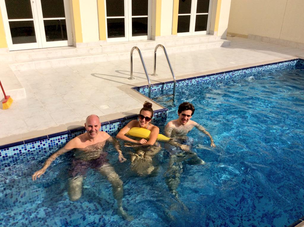 neilsmith1968's tweet photo. First family swim in the pool http://t.co/ZEzXNmfNGY