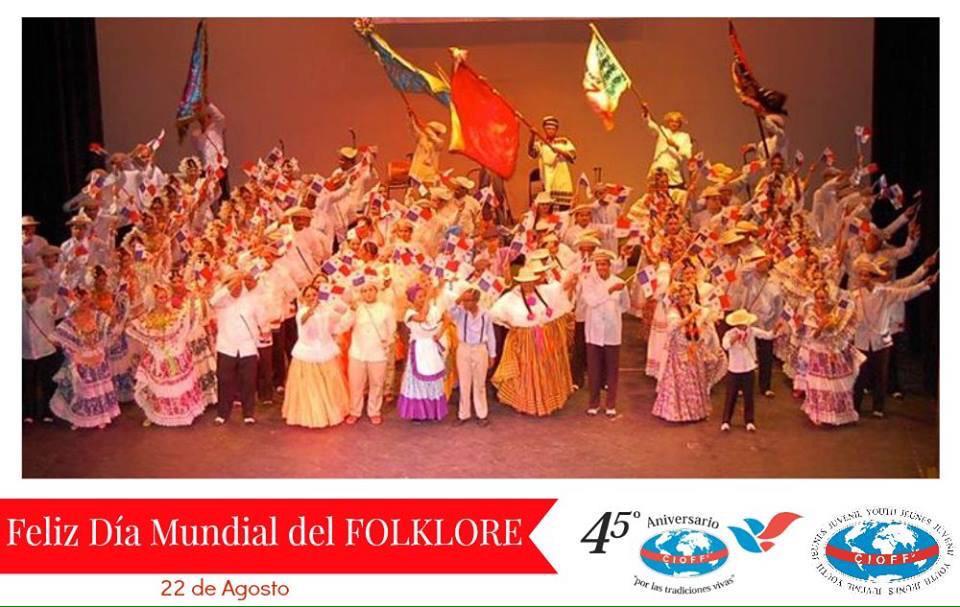 FELIZ DÍA MUNDIAL DEL FOLKLORE, lo que fue, es y seguirá siendo; nuestra identidad como país #SomosCIOFFJovenPma