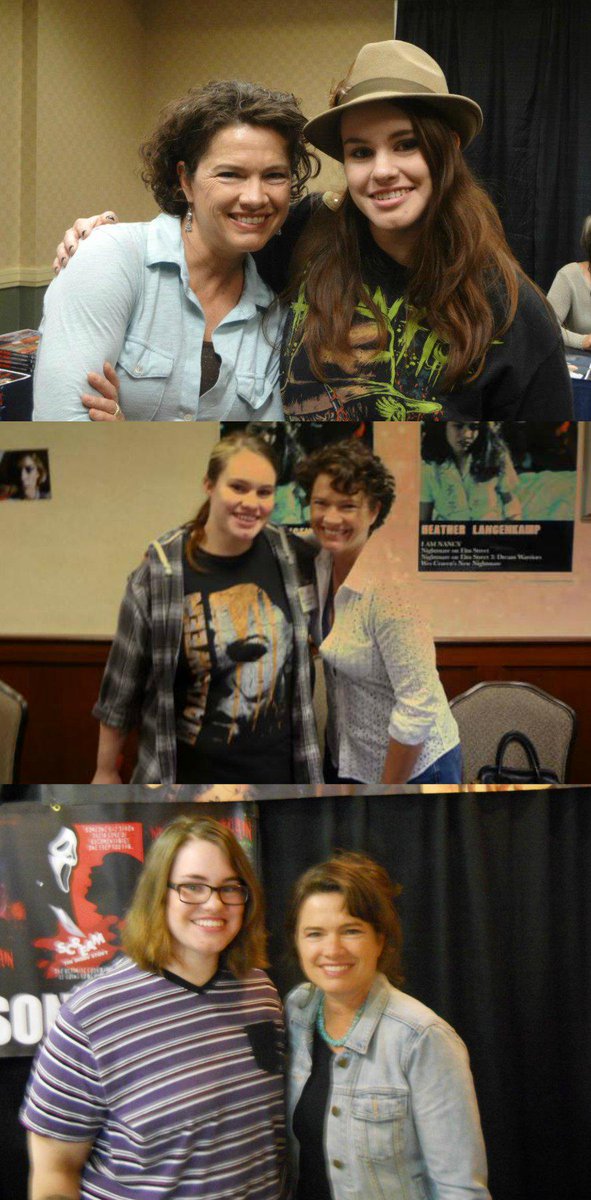 Got to see one of my favorite people, Heather Langenkamp, for the third time today! @iamnancydoc @afxstudio