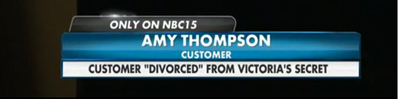 people's tweet photo. ICYMI: Victoria's Secret divorced a woman http://t.co/XN9zrEttDu http://t.co/3902PyIw07