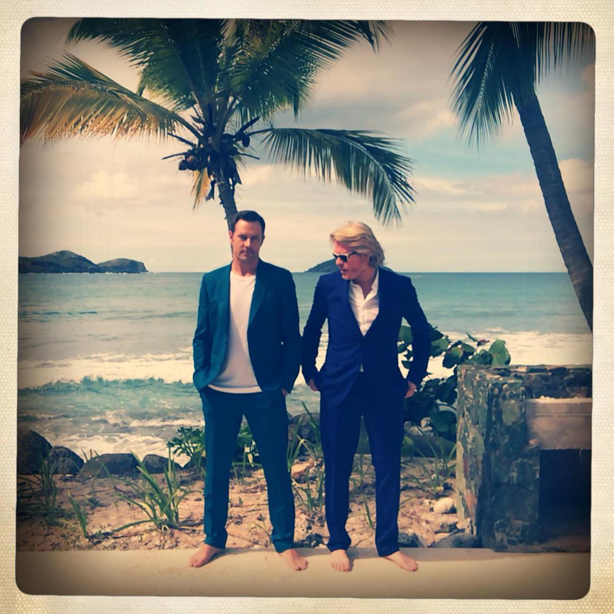 littlebigtown's tweet photo. Me and @PhillipSweet in our "swim suits". If you haven't seen it, check out the video at http://t.co/u78ML912bz http://t.co/RM2sLhy4Kq