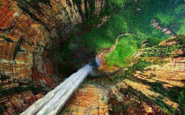 _Paisajes_'s tweet photo. Caída del Dragón, Venezuela. http://t.co/vvheR2Zd1D