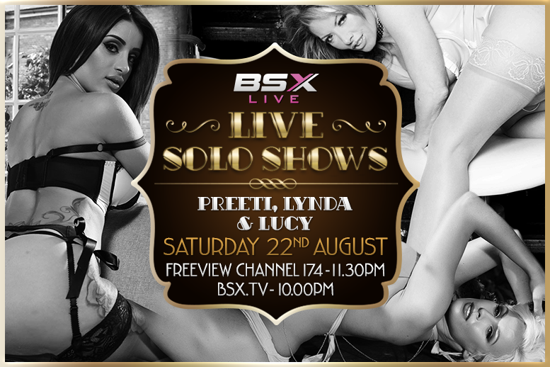 Live solo shows! Preeti, Lynda &amp; Lucy tonight on BSX! F/view chan 174 @ 11:30pm &amp; http://t.co/NH0fgf6yUd from 10pm http://t.co/US9JGpEhHE