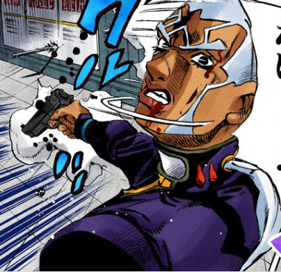 RtUrPucci's tweet photo. Pucci (but with a gun) https://t.co/VG8jaxpRBt