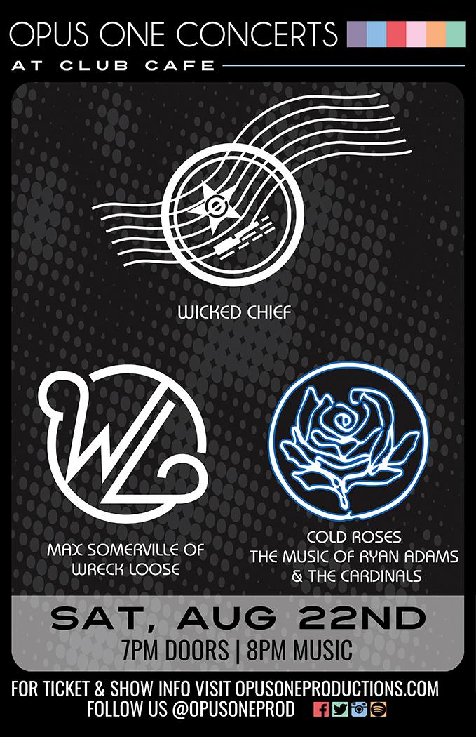 opusoneprod's tweet photo. TONIGHT! @ClubCafeLive - @WickedChief / Cold Roses / Max Somerville! $12, Doors 7pm, Tix: http://t.co/sRPebbeBmC http://t.co/HOzNVQbGZR