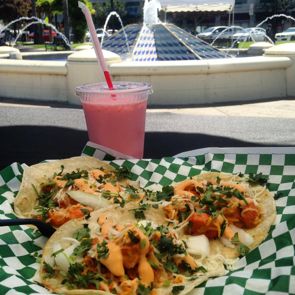 Perfect day for some Chicken Crazy Tacos from <a href="/GotCurry1/">Got Curry?</a>!OtG: San Jose @ Evergreen Village Square, 7 trucks til' 3pm!