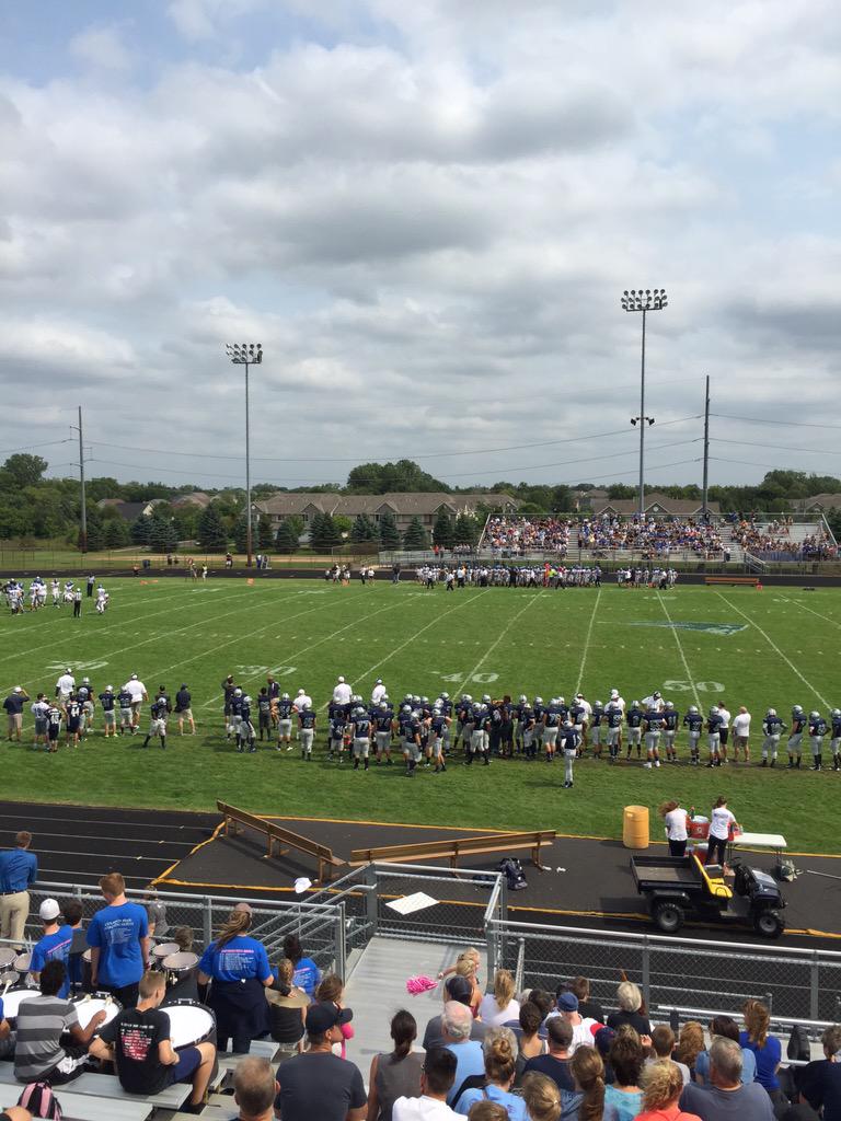 ChamplinParkHS's tweet photo. Rebels football is here! Go Rebels! http://t.co/gFDczXHsNi