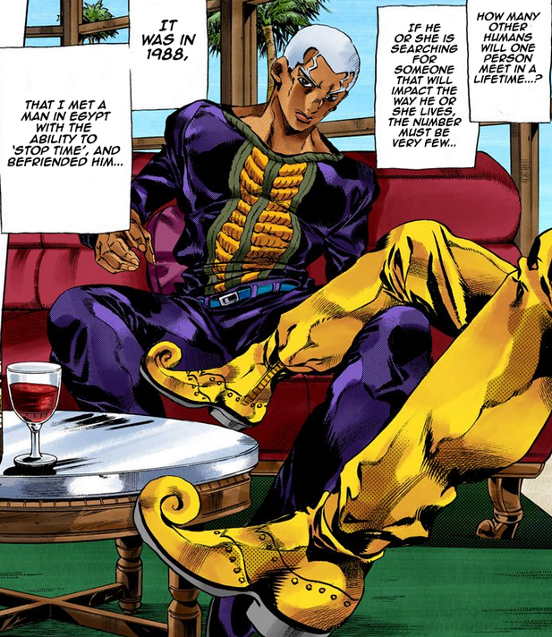 rturpucci on Twitter: "Pucci (with Dio resting his leg on him) https:/...