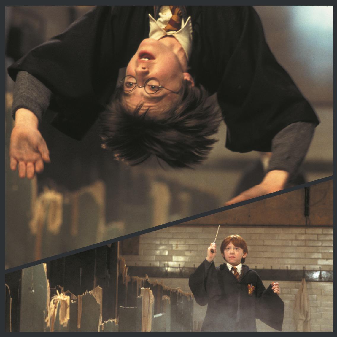 harrypotter's tweet photo. "Do something!" - Harry
"What?" - Ron
"Anything!" - #HarryPotter
#WingardiumLeviosa http://t.co/OmA2yow9I1