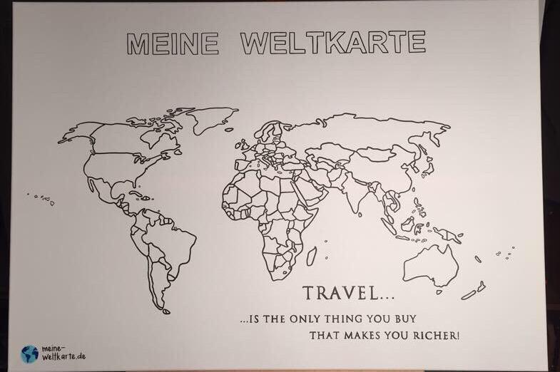 Meine Weltkarte De Delivery To Lucky Customers Http T Co Hfkeldalmj