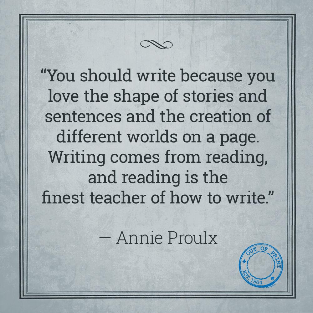 Happy Birthday, Annie Proulx! 