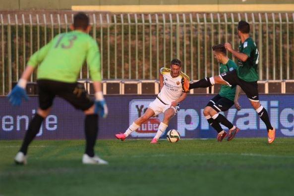 Ibraimi during the game Ibraimi during the game