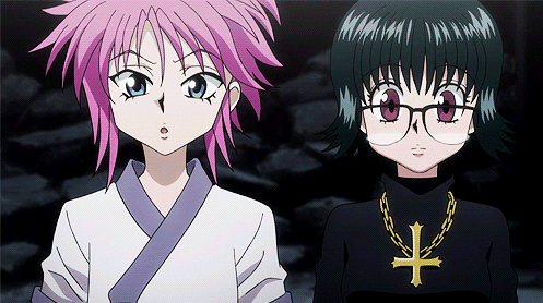 RTYourYuriOTP's tweet photo. Machi and Shizuku (Hunter x Hunter) http://t.co/yyLSpkWJfK