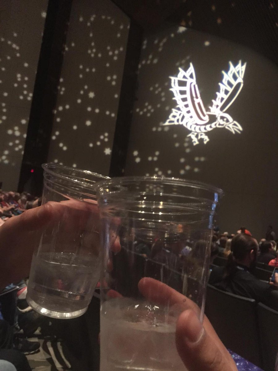 freelance_max's tweet photo. Toasting to us. #WeAreScienceFiction #sasquan #worldcon http://t.co/4abYvVeXiV