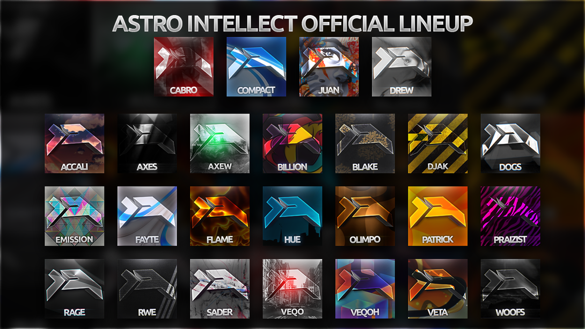 AstroIntellect's tweet image. Here´s the official Astro Intellect Lineup!!