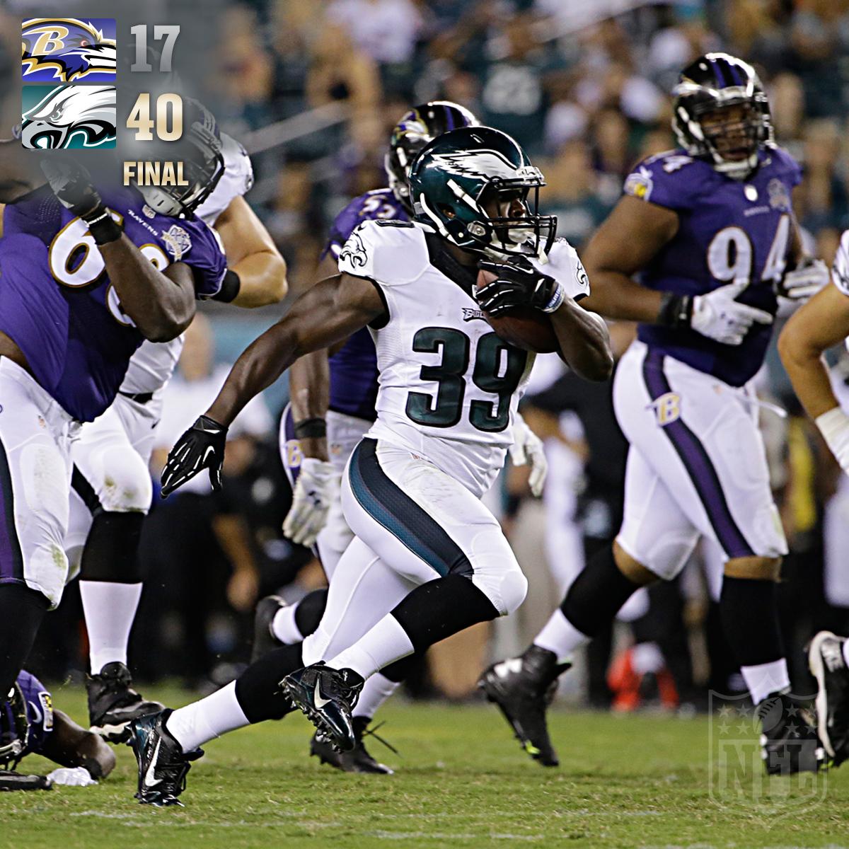 Two preseason games. 76 Eagles points. BALvsPHI NFL Scoopnest