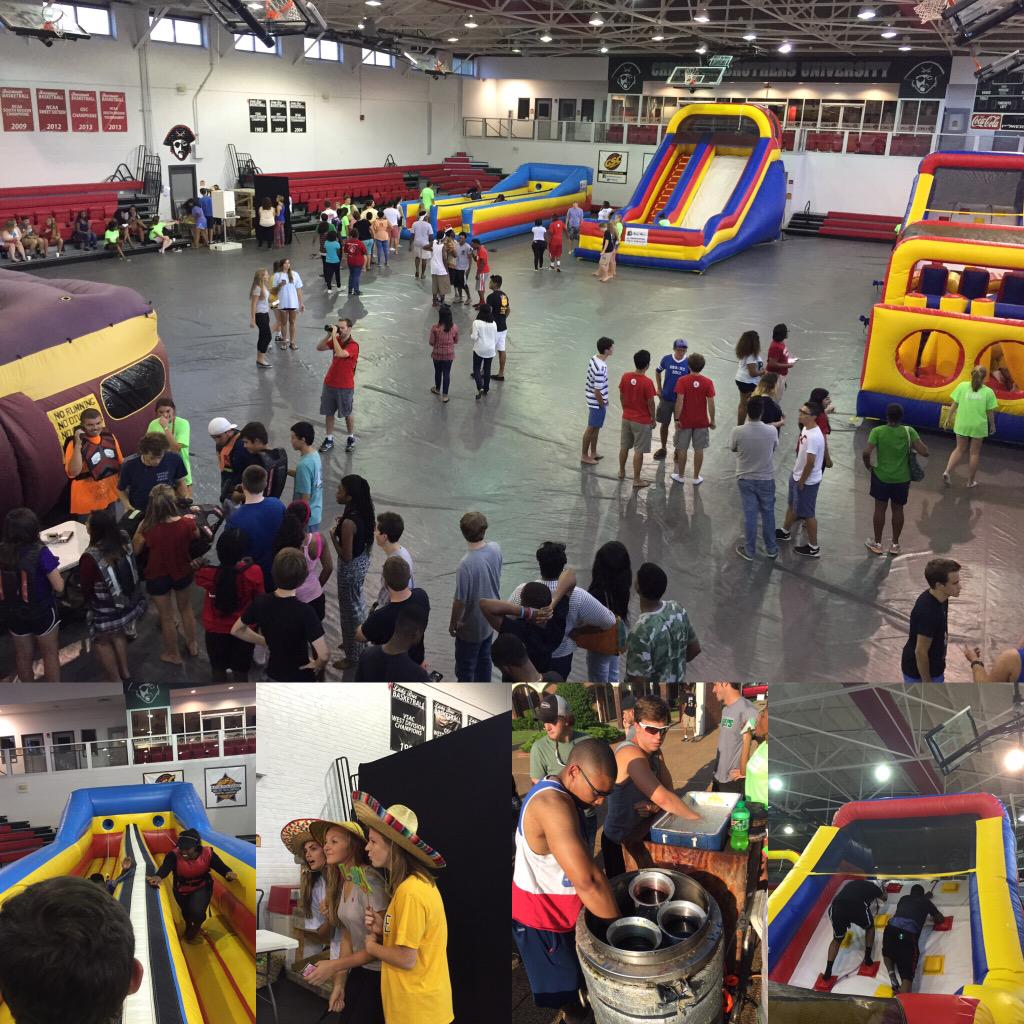 FromCBU's tweet photo. These Bucs are filling up Canale Arena for the 2015 #BucFest #WelcomeCBU http://t.co/KzpUt7SDqt