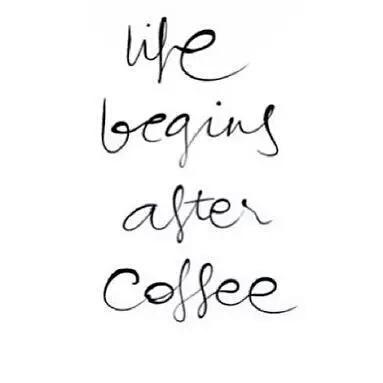 Life Begins After #Coffee.