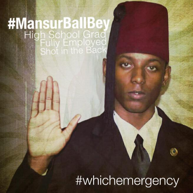 handsupunited_'s tweet photo. F#ck your respectability politics. #MansurBallBey #whichemergency http://t.co/rX26AJXrqn