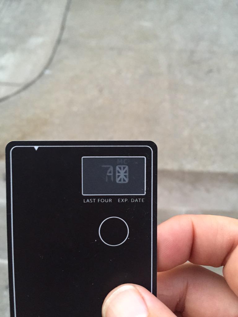 whipster's tweet photo. Sadly my @coin display bit the dust after two weeks in my wallet :( functional, just not as sexy http://t.co/TsM4OWVMpc