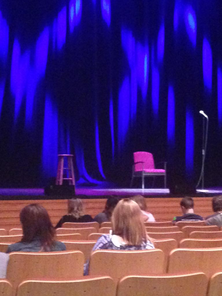 lance_bean's tweet photo. Waiting for @jimjefferies to hit the stage. Make fun of Mel she is in the front row.  #fuckyeah http://t.co/cFSjZ6gOyq