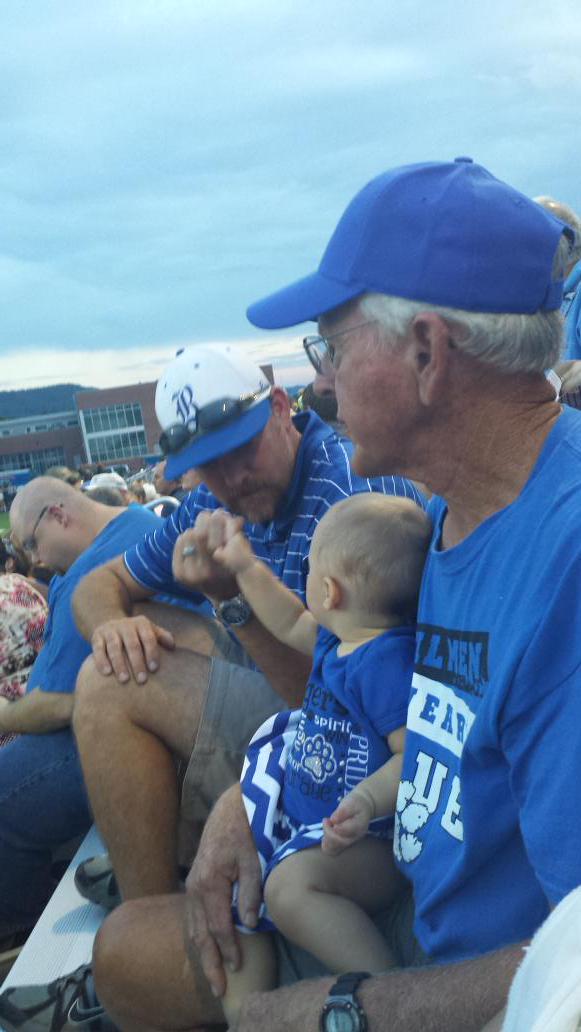 deannapbaker's tweet photo. Alex goes to a Tiger game! w/ Unka Corey and Paw-- #go_tigers http://t.co/pZCwERyAqM