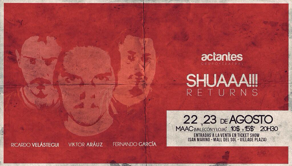 vkarauz's tweet photo. Hoy en el MAAC CINE #shuaaa 20h30 SI NO TE RÍES TE DEVOLVEMOS TU BILLETE http://t.co/hpnp0fOnYq