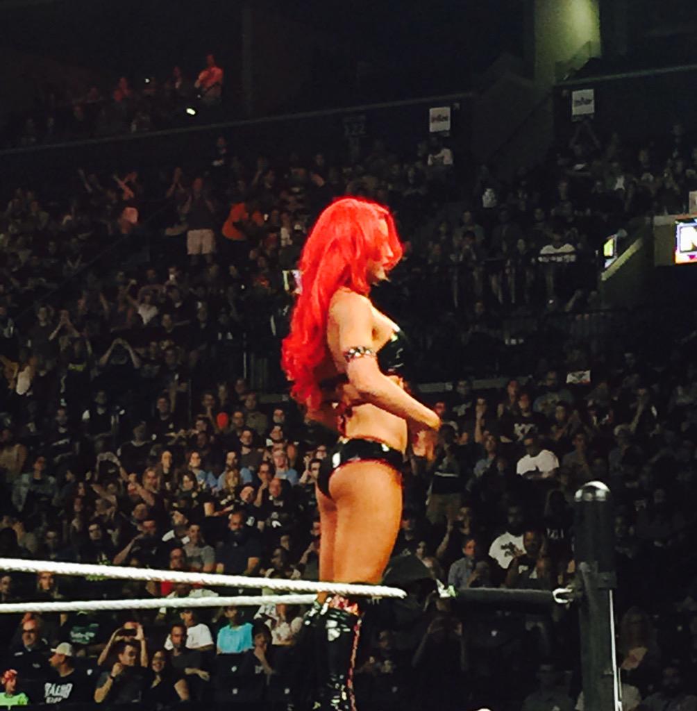 _BellaFam's tweet photo. RED. STORM. RISING. Coming for that NXT title! @natalieevamarie #AllRedEverything http://t.co/44ONsu1Emo