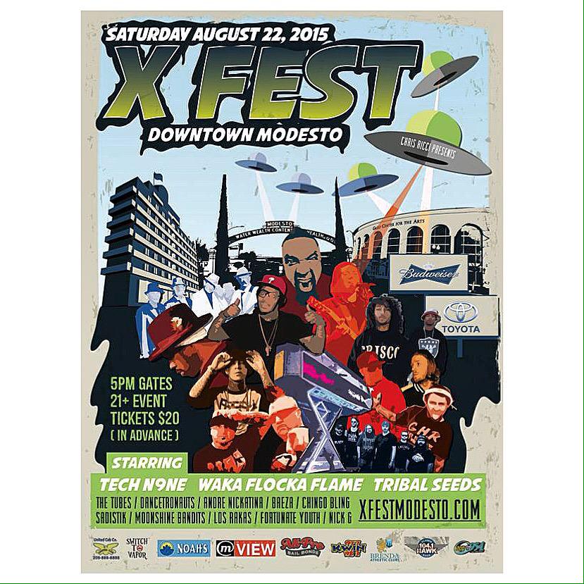 thesubversal's tweet photo. The Essential X-Fest Playlist http://t.co/iGPMSiEiN8 #NP #XfestModesto @XFestModesto @WakaFlocka @TechN9ne @LosRakas http://t.co/dicpt7g83N