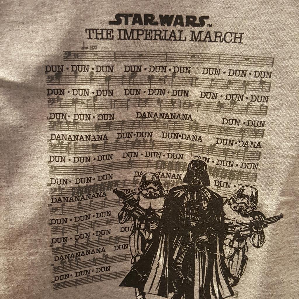 @DisneylandToday another really cool kids shirt #starwars #sheetmusic #theimperialmarch #disneyland60